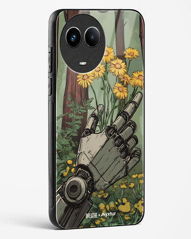 Metal and Bloom [BREATHE] Glass Case Phone Cover (Realme)