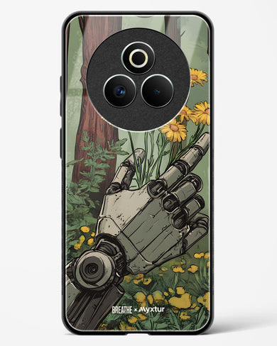 Metal and Bloom [BREATHE] Glass Case Phone Cover (Realme)