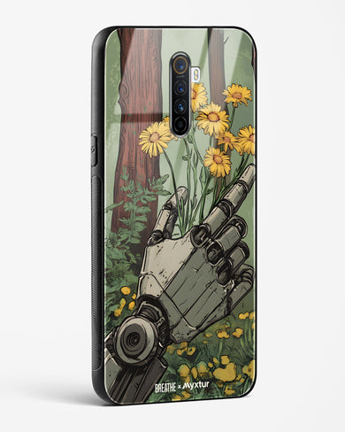 Metal and Bloom [BREATHE] Glass Case Phone Cover (Realme)
