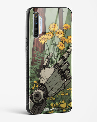 Metal and Bloom [BREATHE] Glass Case Phone Cover (Realme)