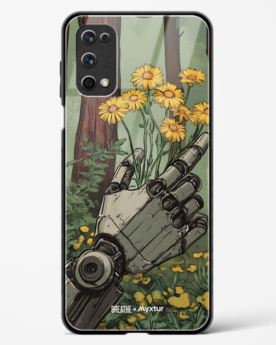 Metal and Bloom [BREATHE] Glass Case Phone Cover (Realme)