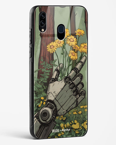 Metal and Bloom [BREATHE] Glass Case Phone Cover (Samsung)