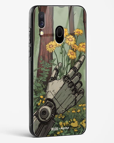 Metal and Bloom [BREATHE] Glass Case Phone Cover (Samsung)