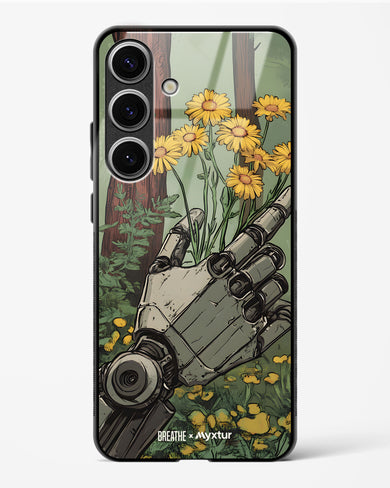 Metal and Bloom [BREATHE] Glass Case Phone Cover (Samsung)