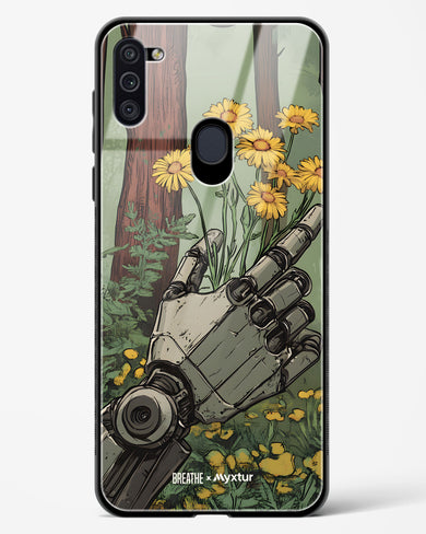 Metal and Bloom [BREATHE] Glass Case Phone Cover (Samsung)