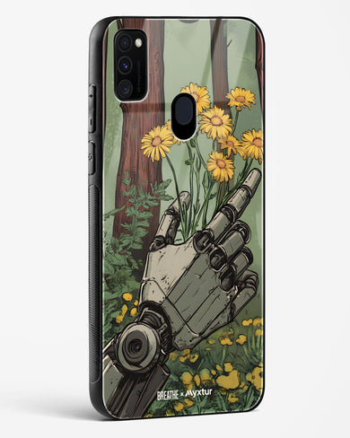 Metal and Bloom [BREATHE] Glass Case Phone Cover (Samsung)