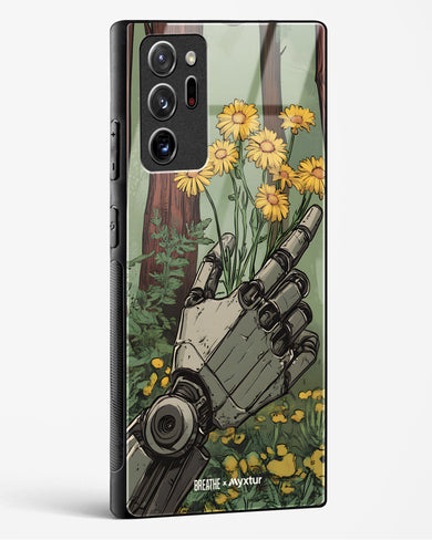 Metal and Bloom [BREATHE] Glass Case Phone Cover (Samsung)