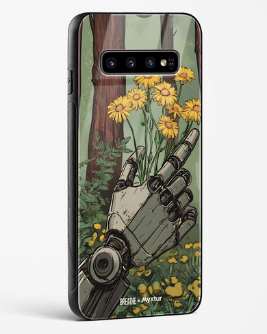 Metal and Bloom [BREATHE] Glass Case Phone Cover (Samsung)