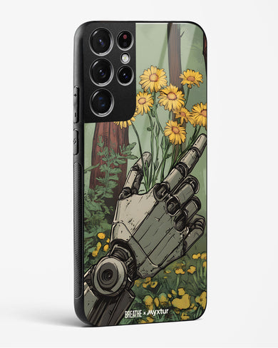 Metal and Bloom [BREATHE] Glass Case Phone Cover (Samsung)