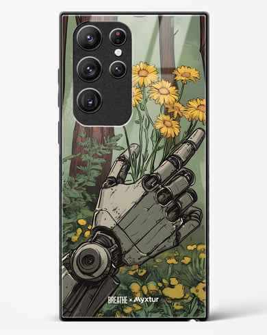 Metal and Bloom [BREATHE] Glass Case Phone Cover (Samsung)