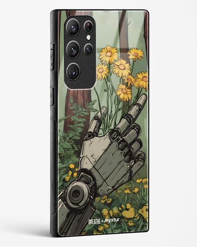 Metal and Bloom [BREATHE] Glass Case Phone Cover (Samsung)