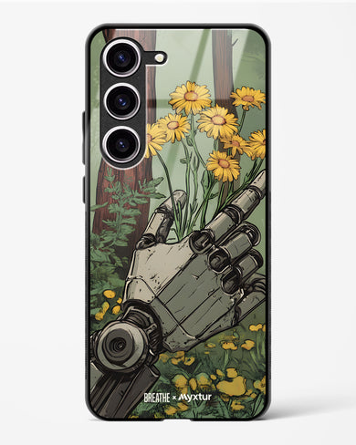 Metal and Bloom [BREATHE] Glass Case Phone Cover (Samsung)