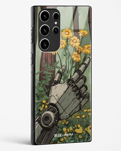 Metal and Bloom [BREATHE] Glass Case Phone Cover (Samsung)