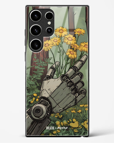 Metal and Bloom [BREATHE] Glass Case Phone Cover (Samsung)