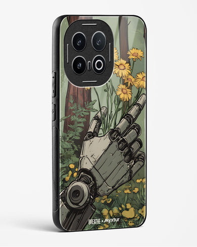 Metal and Bloom [BREATHE] Glass Case Phone Cover (Vivo)