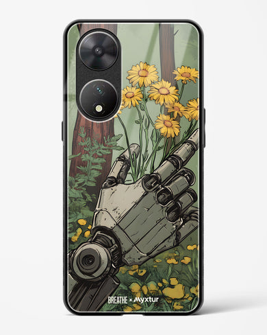 Metal and Bloom [BREATHE] Glass Case Phone Cover (Vivo)