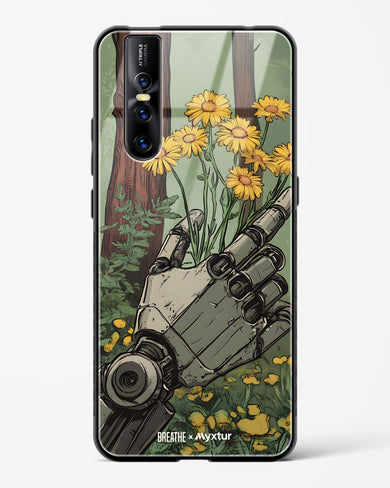 Metal and Bloom [BREATHE] Glass Case Phone Cover (Vivo)