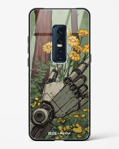 Metal and Bloom [BREATHE] Glass Case Phone Cover (Vivo)