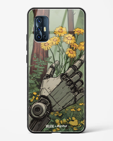 Metal and Bloom [BREATHE] Glass Case Phone Cover (Vivo)