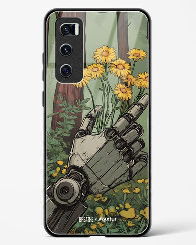 Metal and Bloom [BREATHE] Glass Case Phone Cover (Vivo)