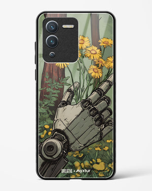 Metal and Bloom [BREATHE] Glass Case Phone Cover (Vivo)