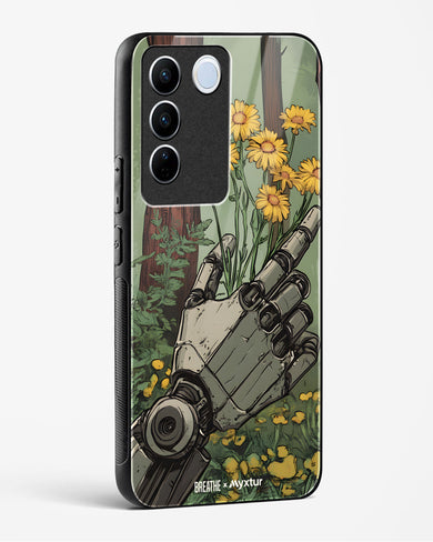 Metal and Bloom [BREATHE] Glass Case Phone Cover (Vivo)