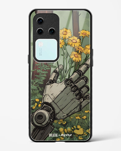 Metal and Bloom [BREATHE] Glass Case Phone Cover (Vivo)