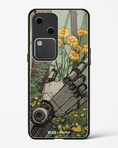 Metal and Bloom [BREATHE] Glass Case Phone Cover (Vivo)