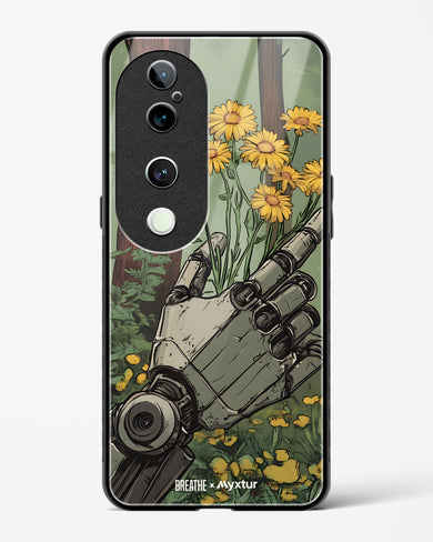 Metal and Bloom [BREATHE] Glass Case Phone Cover (Vivo)
