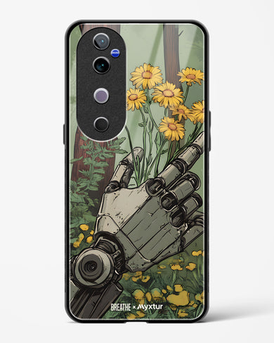 Metal and Bloom [BREATHE] Glass Case Phone Cover (Vivo)