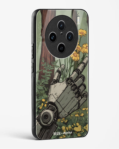 Metal and Bloom [BREATHE] Glass Case Phone Cover (Vivo)