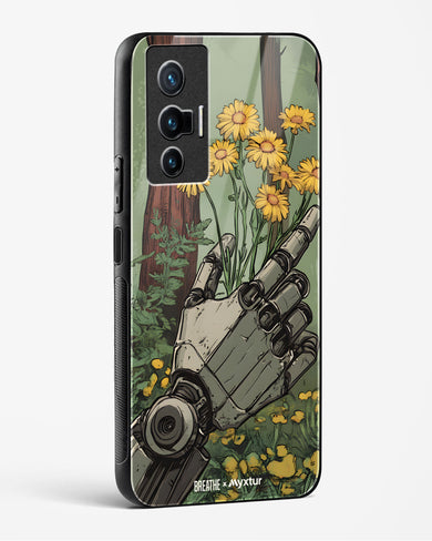 Metal and Bloom [BREATHE] Glass Case Phone Cover (Vivo)