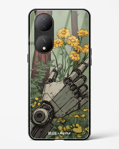 Metal and Bloom [BREATHE] Glass Case Phone Cover (Vivo)