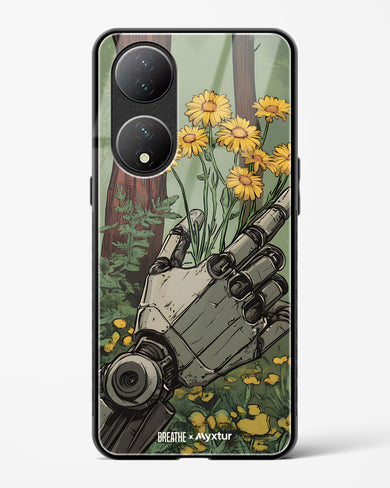 Metal and Bloom [BREATHE] Glass Case Phone Cover (Vivo)