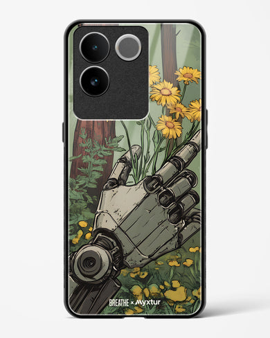 Metal and Bloom [BREATHE] Glass Case Phone Cover (Vivo)