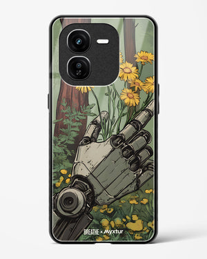 Metal and Bloom [BREATHE] Glass Case Phone Cover (Vivo)