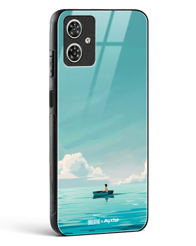 Ocean Calm [BREATHE] Glass Case Phone Cover (Motorola)