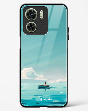 Ocean Calm [BREATHE] Glass Case Phone Cover (Motorola)