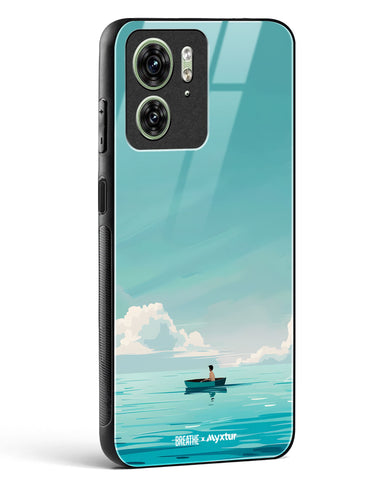 Ocean Calm [BREATHE] Glass Case Phone Cover (Motorola)