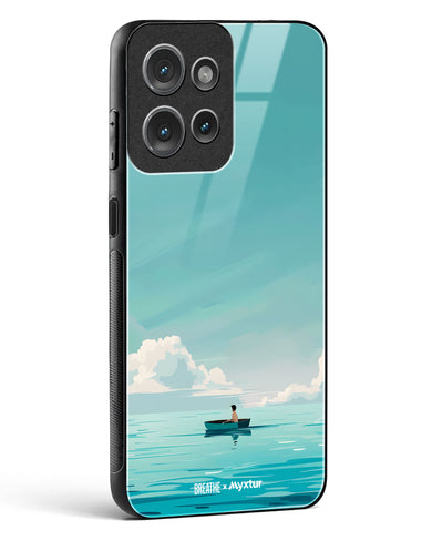 Ocean Calm [BREATHE] Glass Case Phone Cover (Motorola)