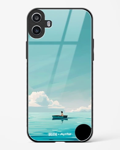 Ocean Calm [BREATHE] Glass Case Phone Cover (Nothing)