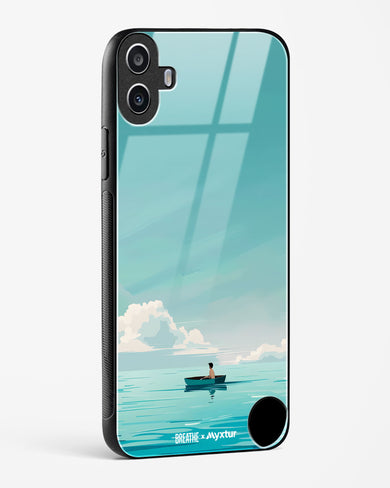 Ocean Calm [BREATHE] Glass Case Phone Cover (Nothing)