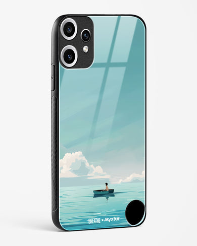 Ocean Calm [BREATHE] Glass Case Phone Cover (Nothing)