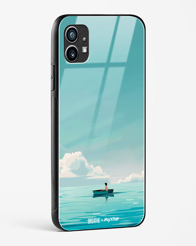 Ocean Calm [BREATHE] Glass Case Phone Cover (Nothing)