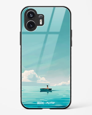 Ocean Calm [BREATHE] Glass Case Phone Cover (Nothing)