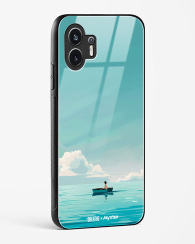 Ocean Calm [BREATHE] Glass Case Phone Cover (Nothing)