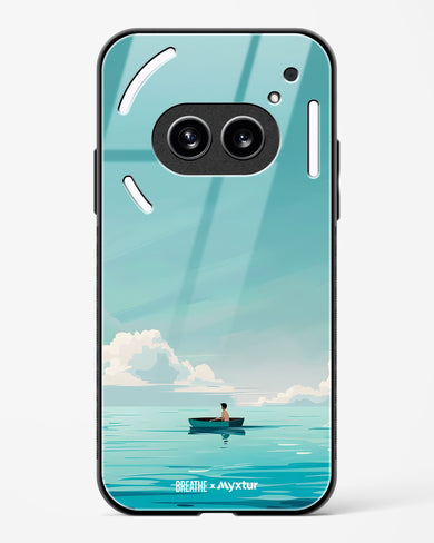 Ocean Calm [BREATHE] Glass Case Phone Cover (Nothing)