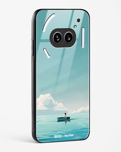 Ocean Calm [BREATHE] Glass Case Phone Cover (Nothing)