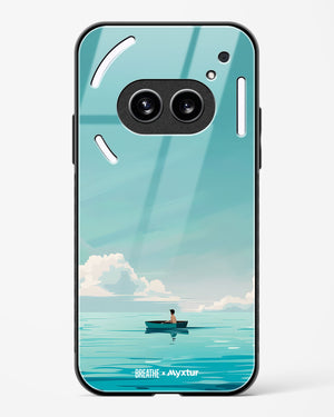 Ocean Calm [BREATHE] Glass Case Phone Cover (Nothing)