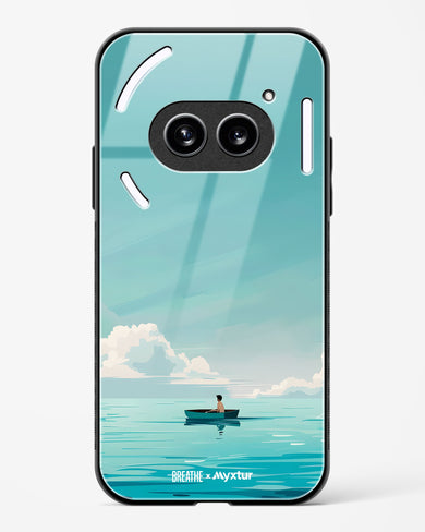 Ocean Calm [BREATHE] Glass Case Phone Cover (Nothing)